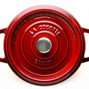 Staub Cocotte Rund Aus Gusseisen In Grenadine 12