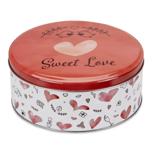 Städter Gebäckdose Sweet Love ø 22 Cm / H 9,5 Cm Bunt Rund 1