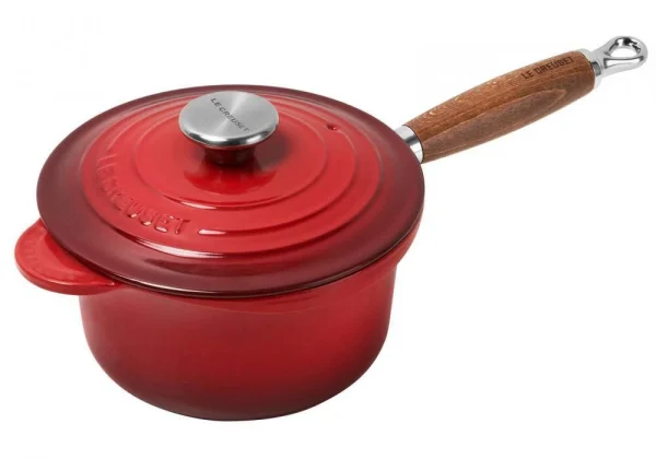 Le Creuset Profitopf Mit Holzgriff In Kirschrot 1