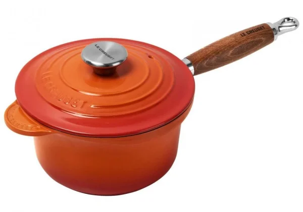 Le Creuset Profitopf Mit Holzgriff In Ofenrot 1