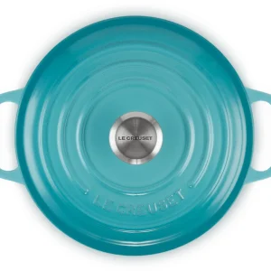 Le Creuset Bräter Signature Rund In Karibik 13