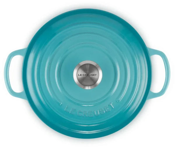 Le Creuset Bräter Signature Rund In Karibik 4