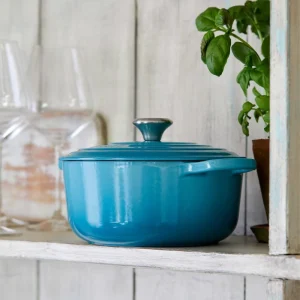 Le Creuset Bräter Signature Rund In Karibik 17