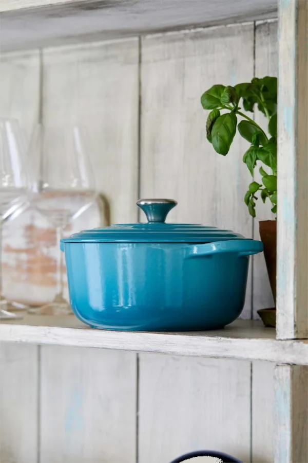 Le Creuset Bräter Signature Rund In Karibik 6