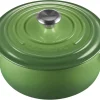 Le Creuset Bräter SIGNATURE Rund In Bamboo Green 11