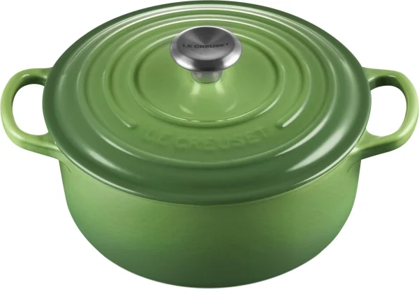 Le Creuset Bräter SIGNATURE Rund In Bamboo Green 1