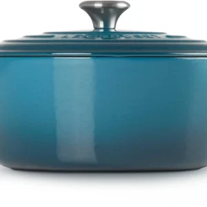 Le Creuset Bräter Signature Rund In Deep Teal 10