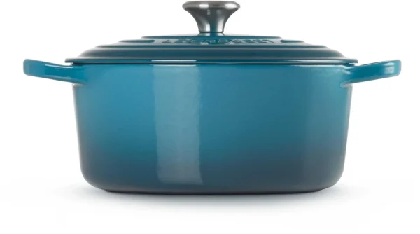 Le Creuset Bräter Signature Rund In Deep Teal 3