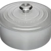 Le Creuset Bräter Signature Rund In Perlgrau 8