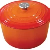 Le Creuset Hoher Bräter Signature Rund In Ofenrot 7