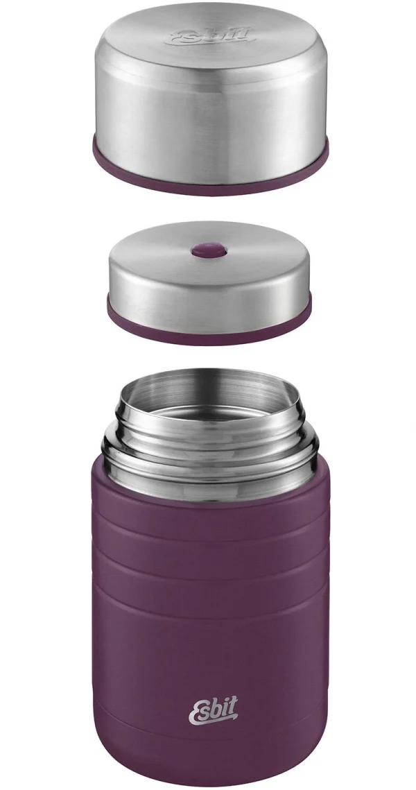 Esbit MAJORIS Edelstahl Thermobehälter, 1L, Aubergine 4