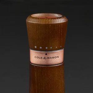 Cole & Mason Lyndhurst Chestnut & Rosé Gold Salz- Und Pfeffermühle Geschenkset, 18,5 Cm 29