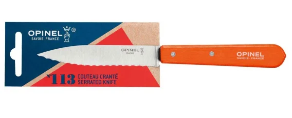 Opinel Sägemesser, Edelstahl, Buchenholz Orange 3