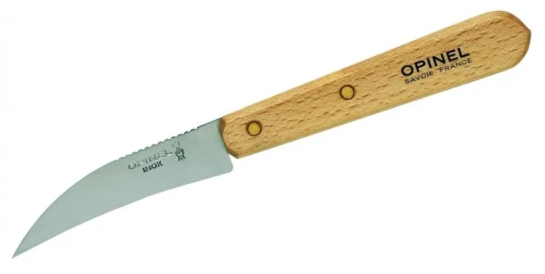 Opinel Gemüsemesser, Gebogene Klinge, Edelstahl, Buchenholz 1