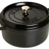 Staub Cocotte Rund Aus Gusseisen In Schwarz 14