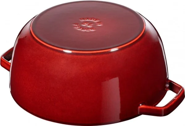 Staub Bräter La Marmite Mit Hahn-Dekor In Grenadine 3