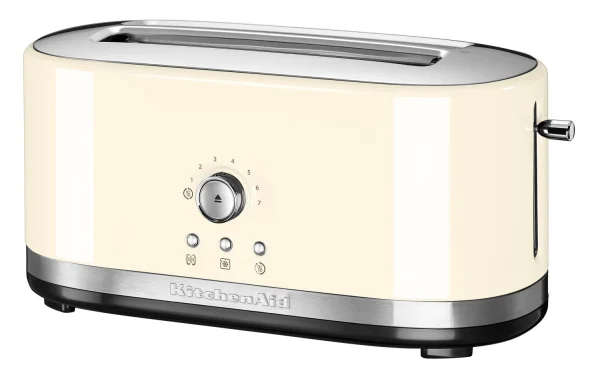 KitchenAid Langschlitztoaster Mit Manueller Bedienung In Creme 1