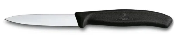 Victorinox SwissClassic Gemüsemesser, Mittelspitz, 8 Cm, Schwarz 1