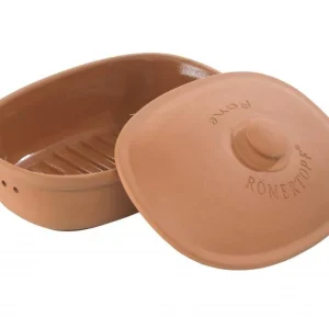 Römertopf Brot-Frische-Topf Oval Terracotta, Medium 8