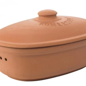 Römertopf Brot-Frische-Topf Oval Terracotta, Medium 10