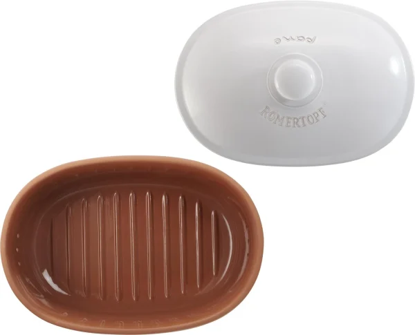 Römertopf Brot-Frischetopf Oval MAXI, Weiß 4