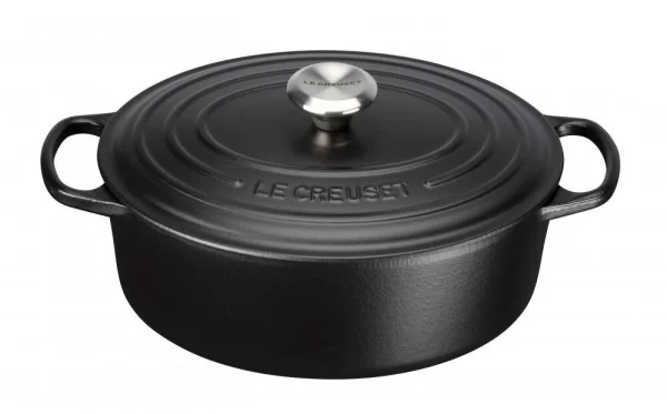 Le Creuset Bräter Signature Oval In Schwarz 1