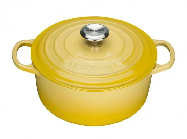 Le Creuset Bräter Signature Rund In Citrus 1