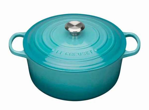 Le Creuset Bräter Signature Rund In Karibik 1