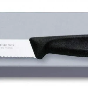 Victorinox SwissClassic Tafelmesser Standard Mit Wellenschliff, 11 Cm, Schwarz, 6-teilig 9