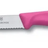 Victorinox Tomaten- Und Wurstmesser Mit Wellenschliff, 11 Cm, Pink 10