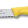 Victorinox Tomaten- Und Wurstmesser Mit Wellenschliff, 11 Cm, Gelb 7