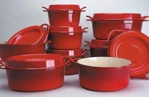 Le Creuset Saftbräter Doufeu Oval Aus Gusseisen In Kirschrot 11