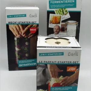 SCHMITT Steinzeug & Keramik Schmitt Fermentier-Starter-Set Le Parfait-Glas 9