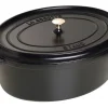 Staub Gänsebräter Oval Aus Gusseisen In Schwarz 8