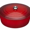 Le Creuset Bräter Signature Oval, 40 Cm (Gänsebräter) In Kirschrot 29