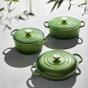 Le Creuset Bräter SIGNATURE Rund In Bamboo Green 21