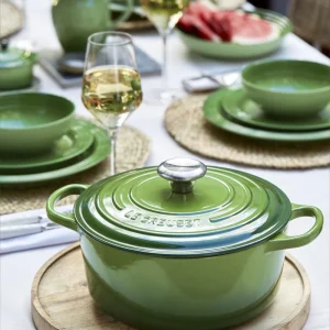 Le Creuset Bräter SIGNATURE Rund In Bamboo Green 11