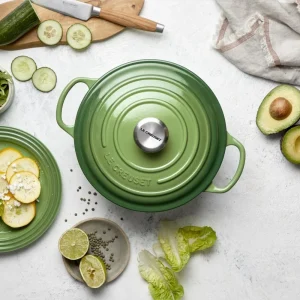 Le Creuset Bräter SIGNATURE Rund In Bamboo Green 19