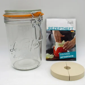 SCHMITT Steinzeug & Keramik Schmitt Fermentier-Starter-Set Le Parfait-Glas 7