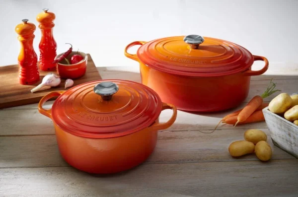 Le Creuset Bräter Signature Rund In Ofenrot 6