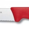 Victorinox Tomaten- Und Wurstmesser Mit Wellenschliff, Gerader Griff, 11 Cm, Rot 7